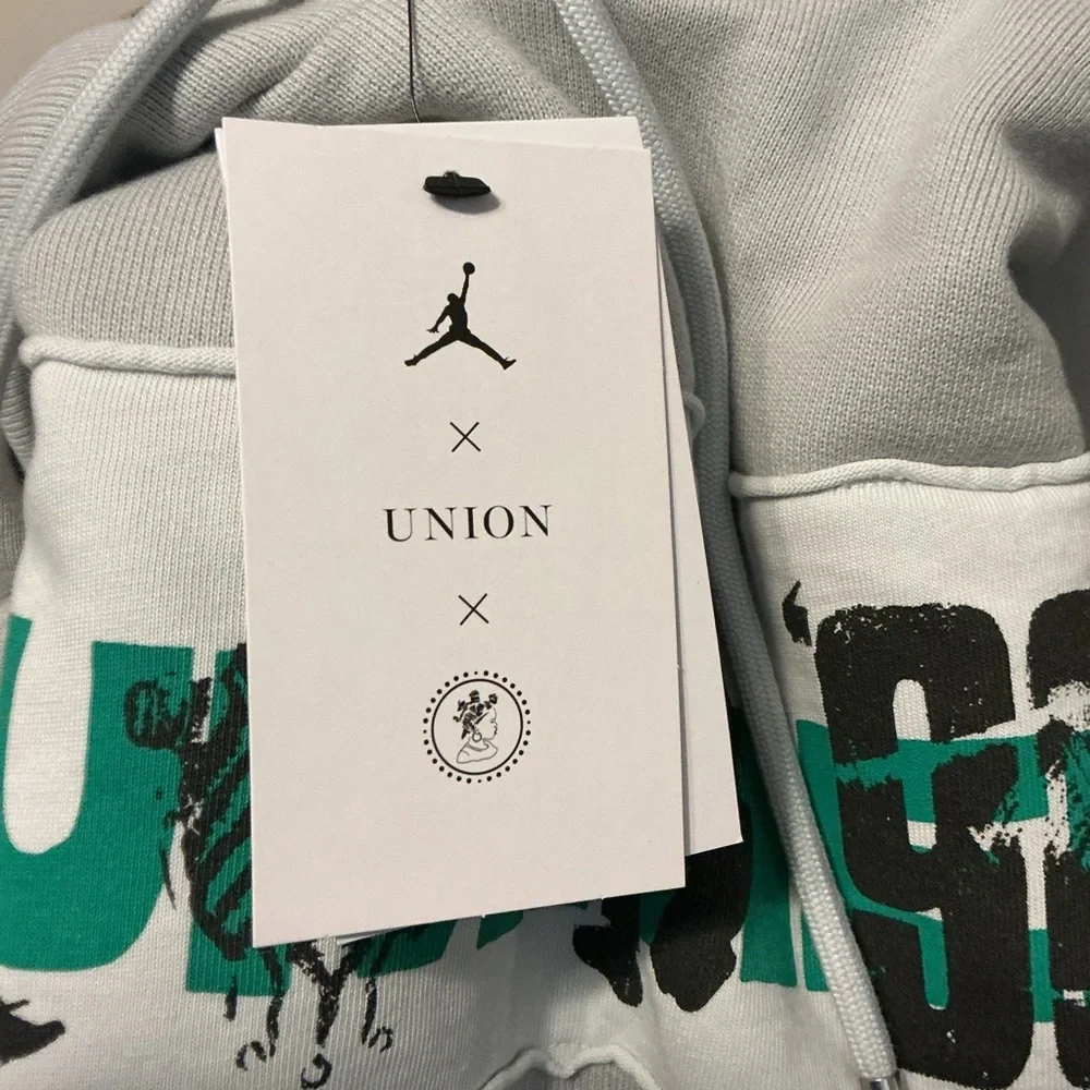 Jordan X Union Gray Hoodie